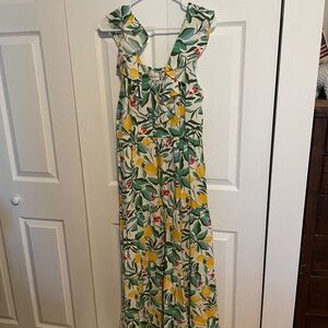 Ava & Viv Lemon Print Maxi Sundress